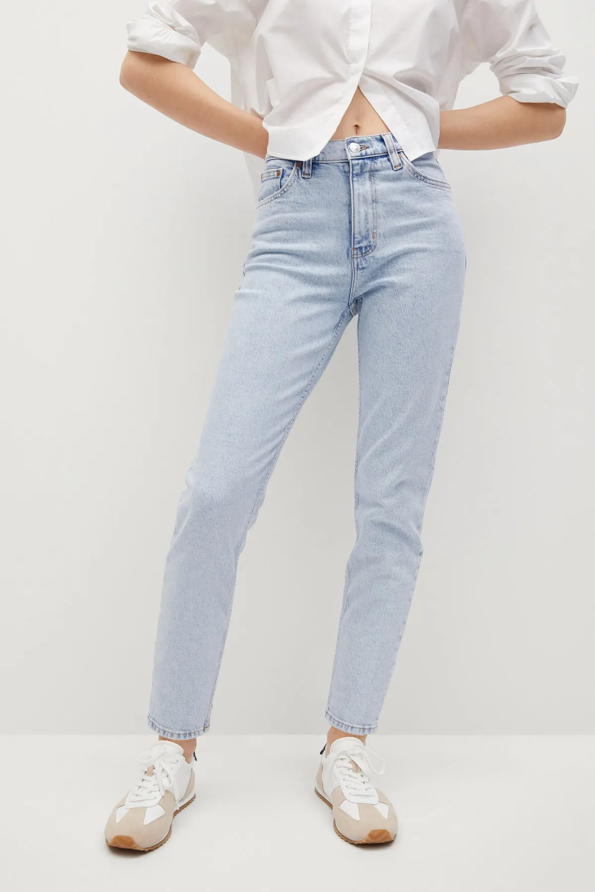 MANGO  Blaue Damenjeans 17010571
