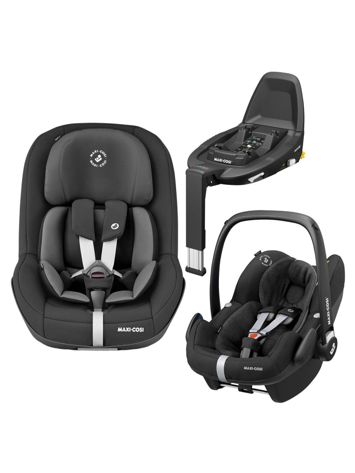 Maxi-Cosi 3in1 Babyschale & Reboarder-Set ab Geburt in schwarz günstig kaufen onesize