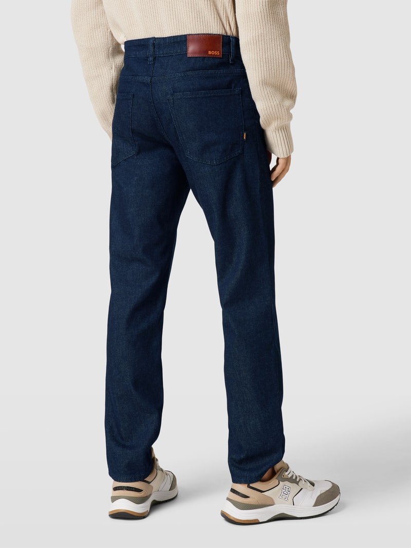 Jeans im 5-Pocket-Design Modell 'Maine' in dunkelblau