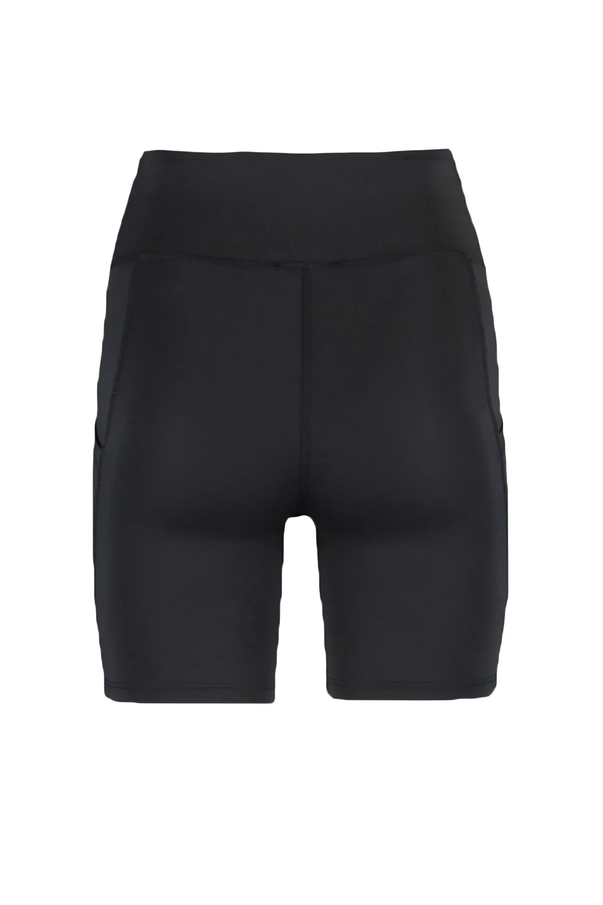 Trendyol Collection  Schwarze Restorer High Waist Strick-Sportshorts/kurze Leggings mit Taschendetail TWOAW21SR0033