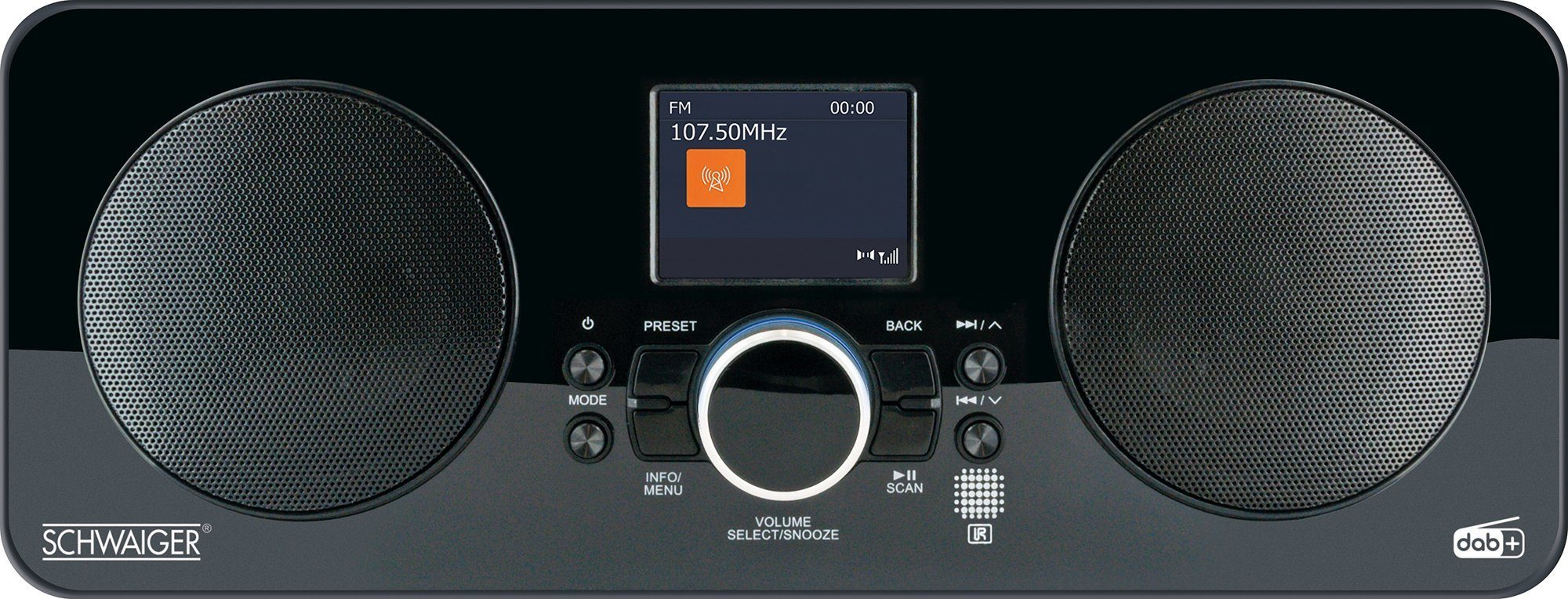 Schwaiger DAB650 513 Internet-Radio (DAB, DAB+, FM, 10 W, Weckfunktion)