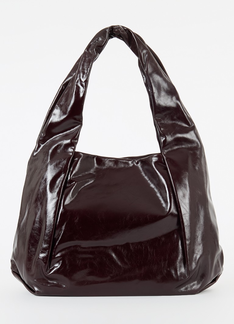 Borsa a tracolla Sandro in pelle verniciata