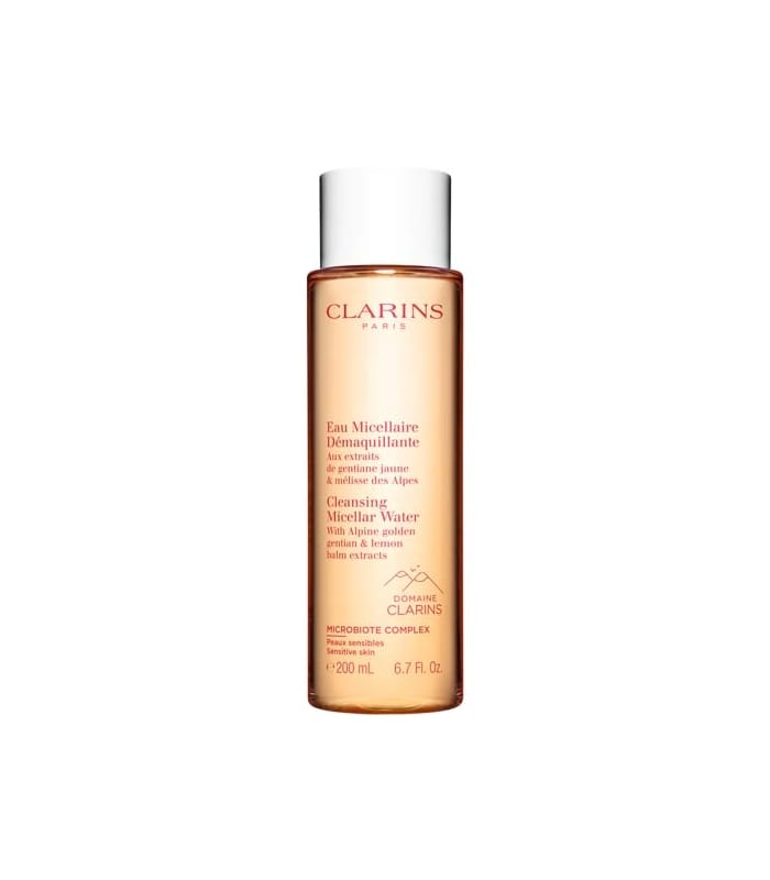 Clarins-EAU MICELLAIRE DÉMAQUILLANTE-Aux extraits de gentiane jaune & mélisse des Alpes