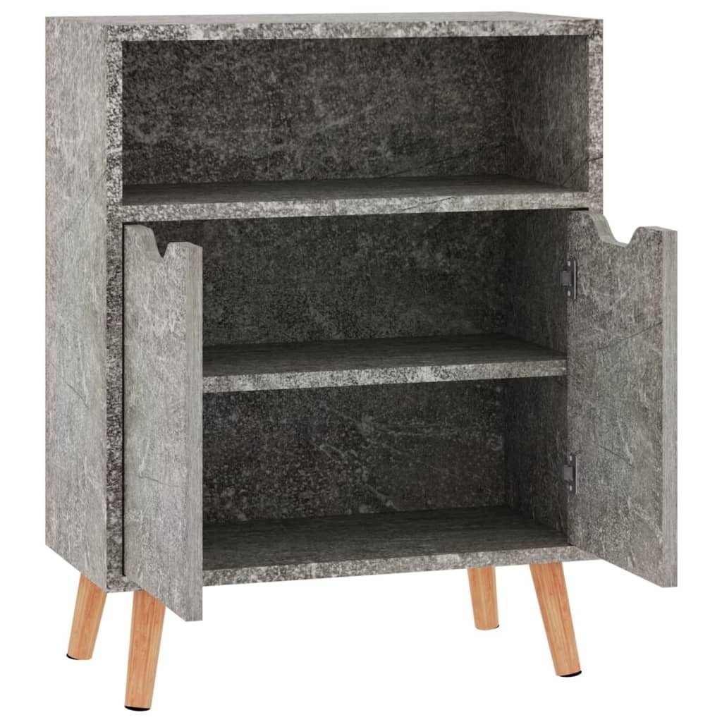 vidaXL Sideboard Sideboard Betongrau 60x30x72 cm Holzwerkstoff (1 St)