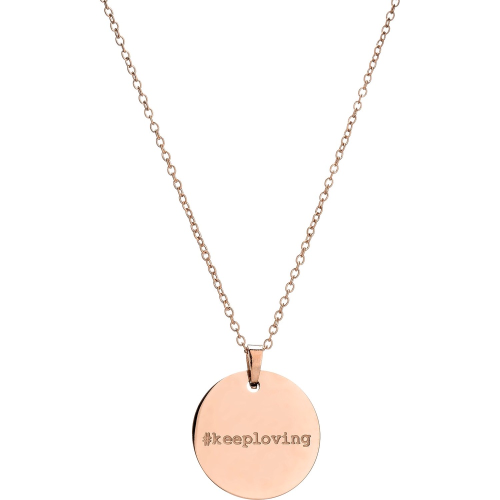 Liebeskind Chaînette Acier inoxydable or rose collier