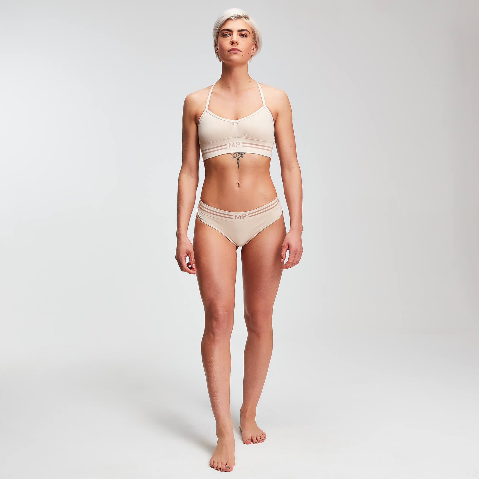 String sans couture MP pour femmes – Beige