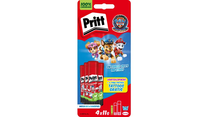 Pritt Klebestift Paw Patrol 4x11g 44 g