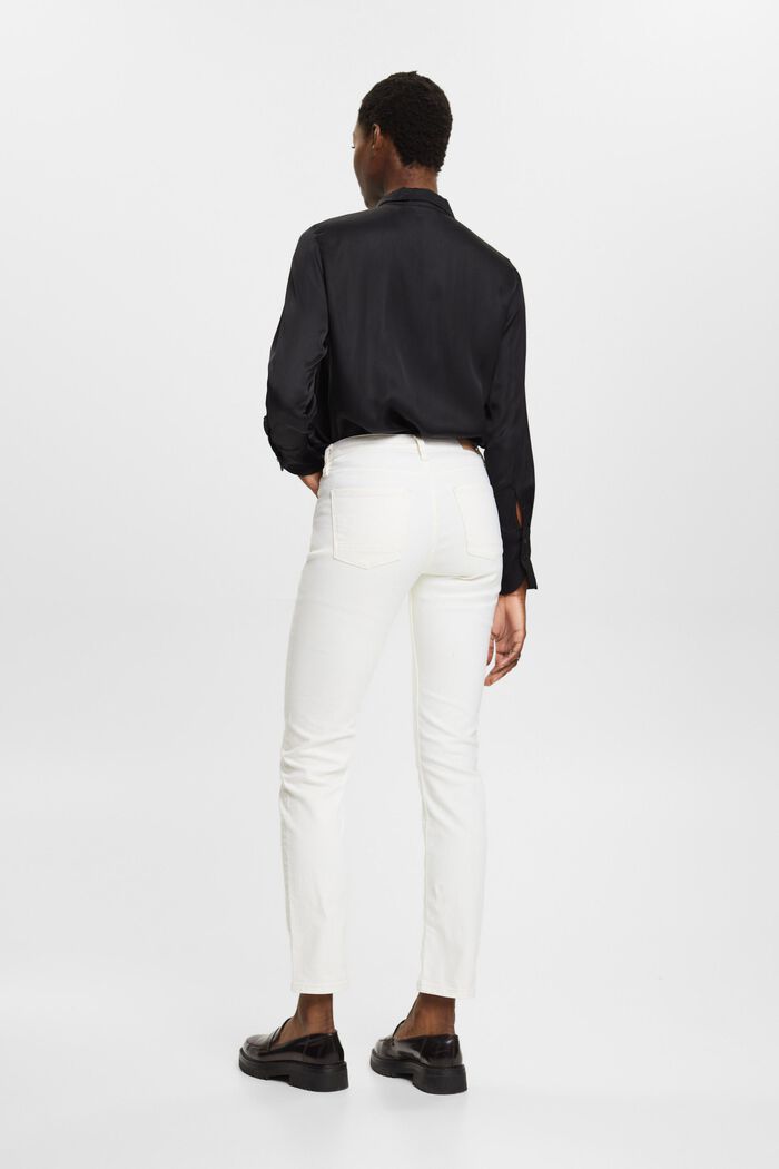 Mid-Rise-Jeans mit geradem Bein