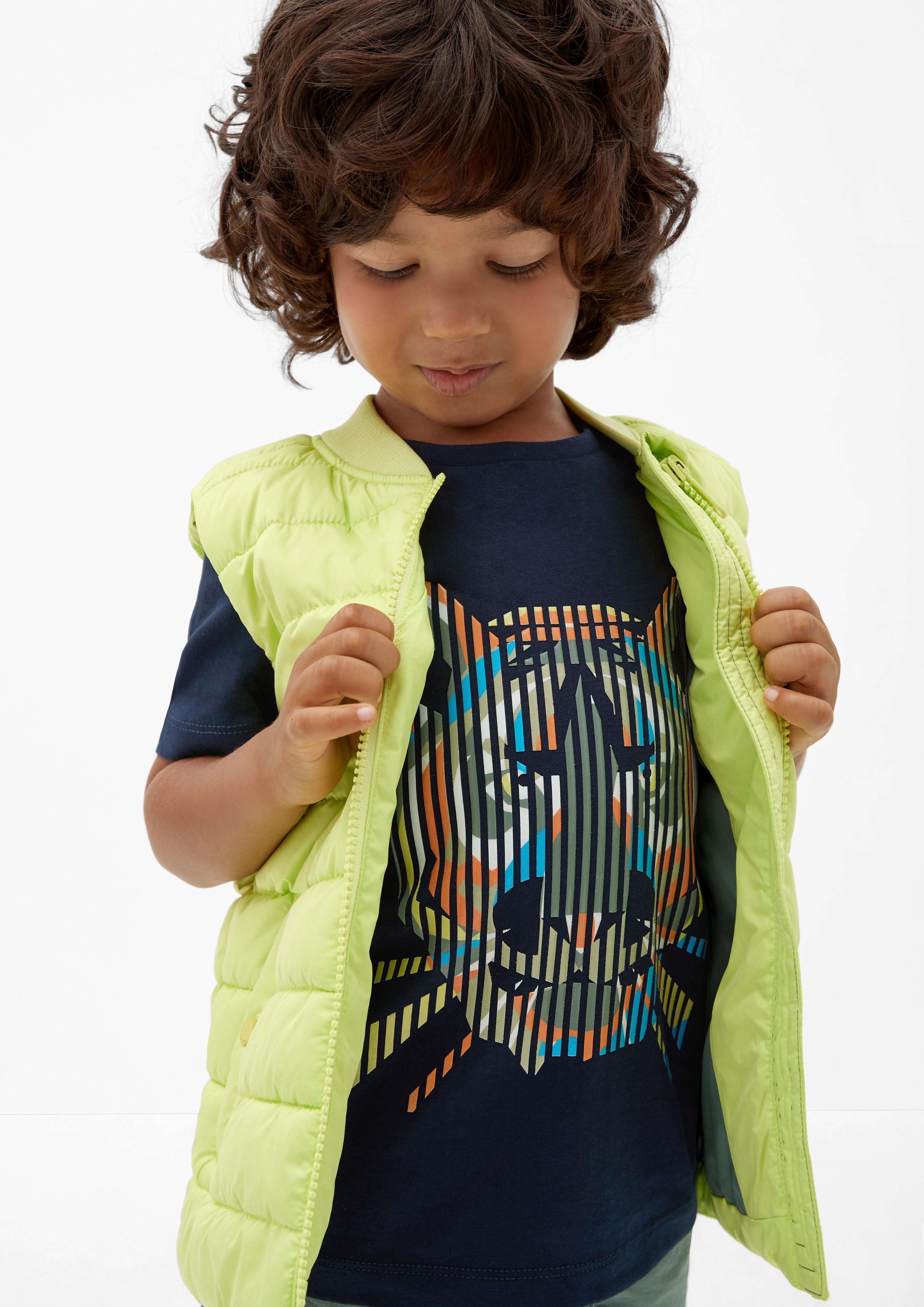 T-Shirt mit gummiertem Print  2127489-5952