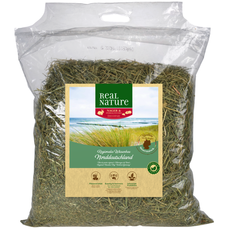 REAL NATURE Futter & Heu REAL NATURE Wiesenheu Norddeutschland 1,5kg