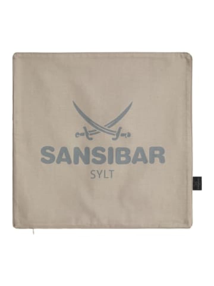 Sansibar Kissenhülle Classic in Taupe/Offwhite, 45x45 cm günstig kaufen 45x45 cm