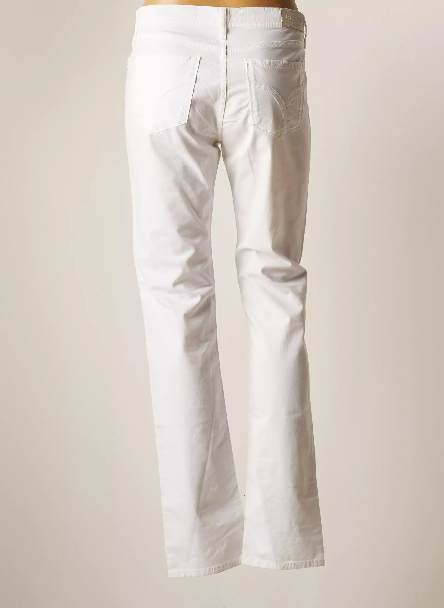 Impaqt Pantalons Slim Femme couleur blanc