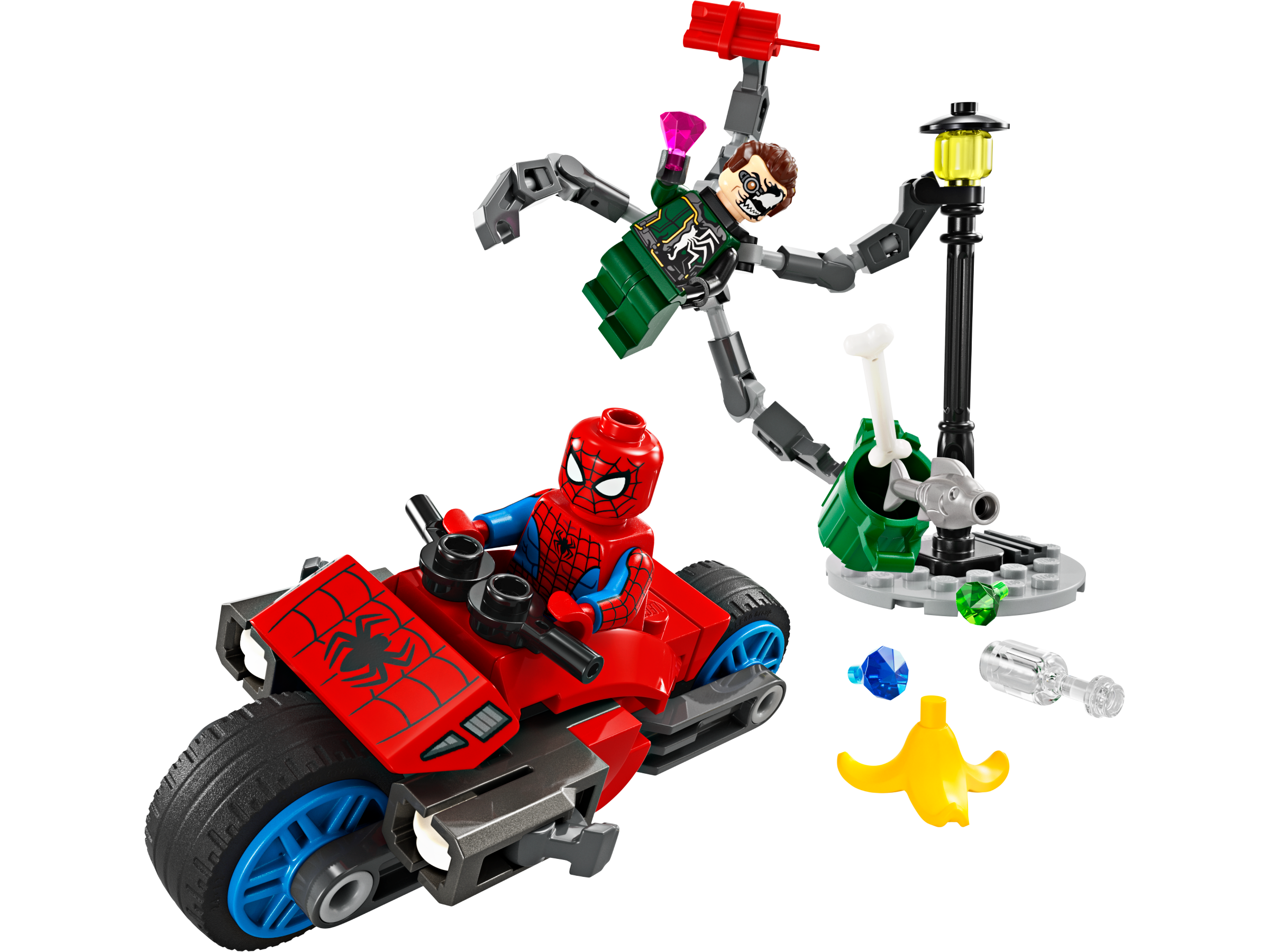 Motorrad-Verfolgungsjagd: Spider-Man vs. Doc Ock 76275