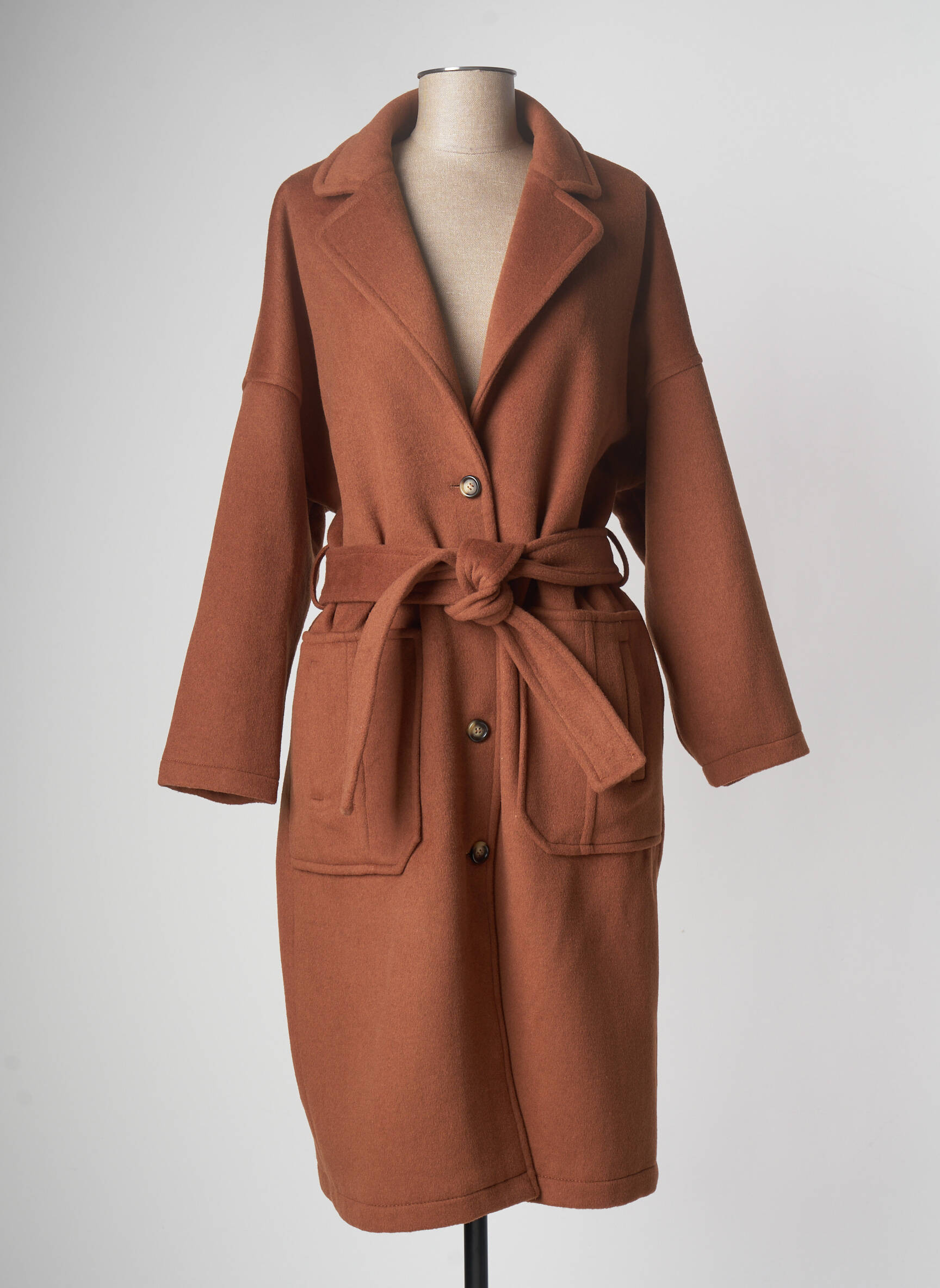 Day Off Manteaux Longs Femme couleur marron
