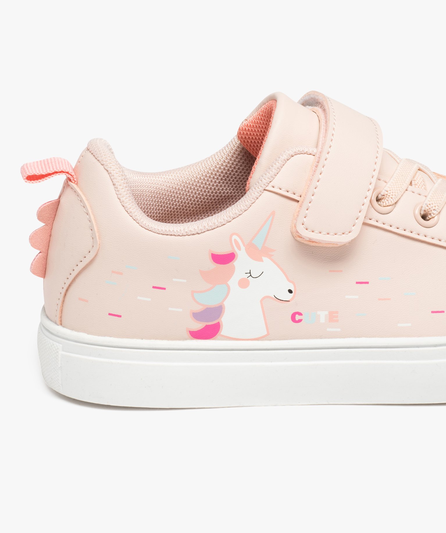 Tennis à motif licorne avec fermeture scratch fille du 31 a... rose | GEMO