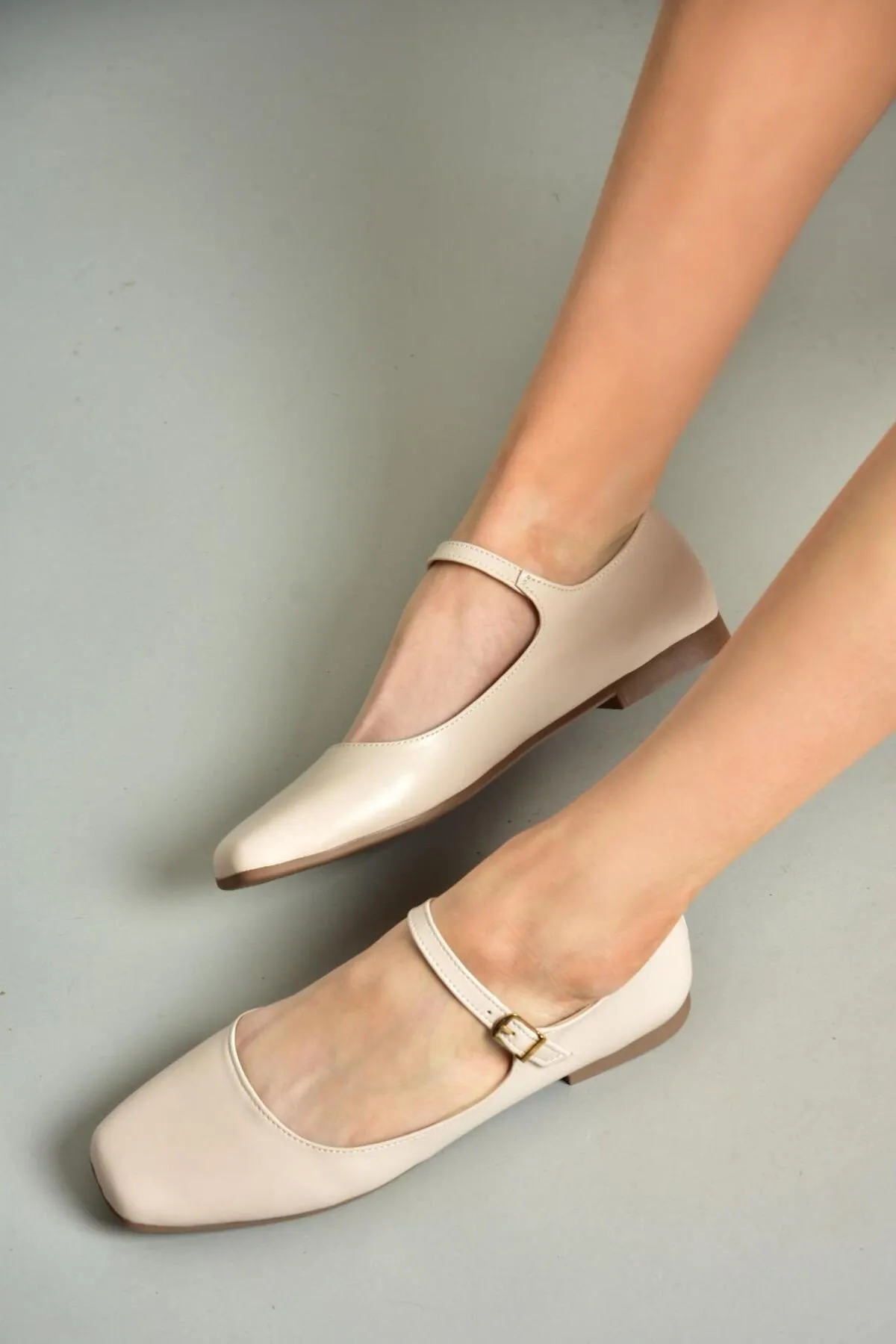 Fox Shoes  S726252509 Beige Ballerinas für Damen