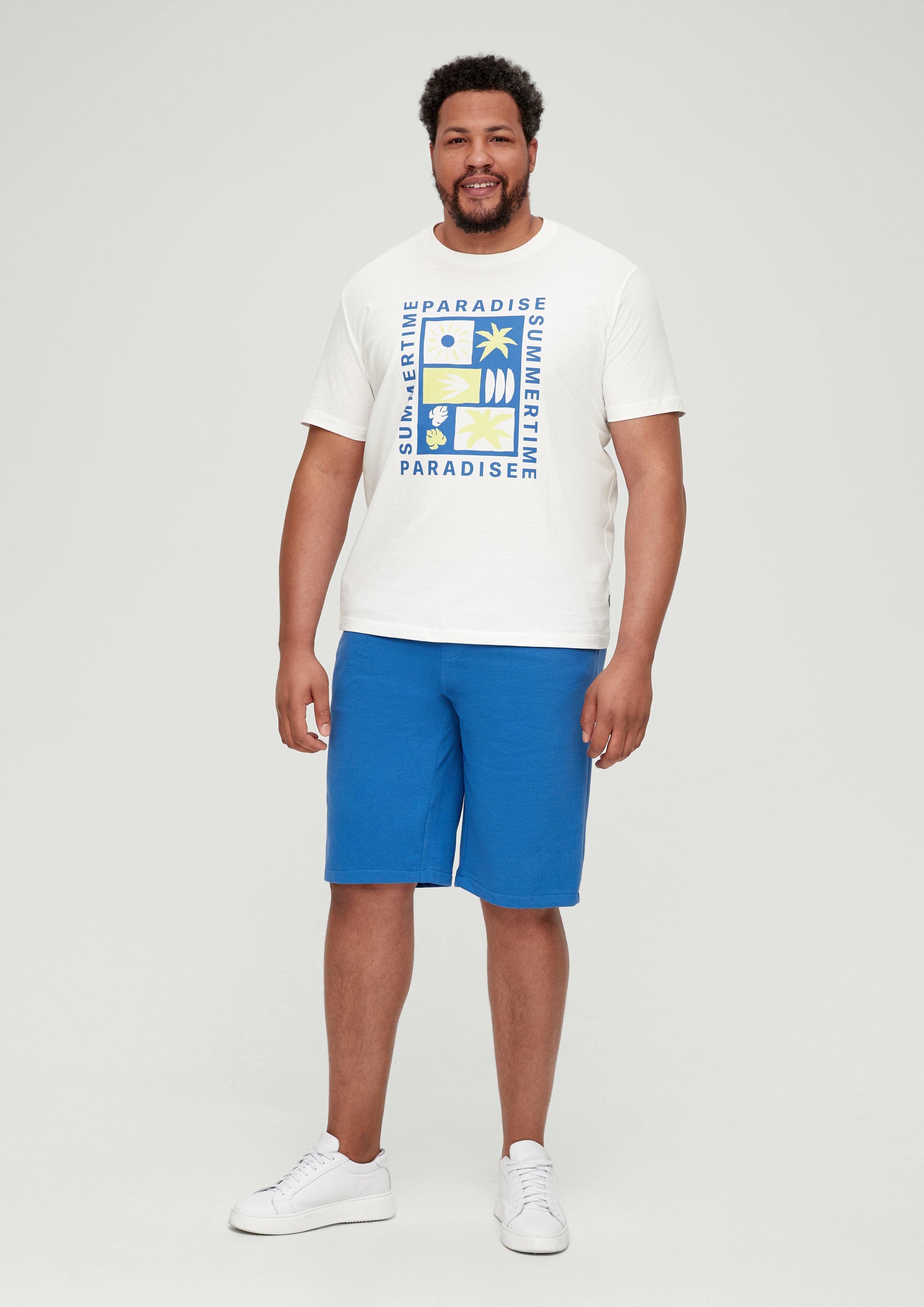 Baumwollshirt mit Frontprint  2135542-01D2