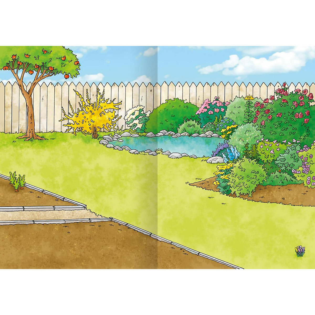 Mein Garten-Stickerheft