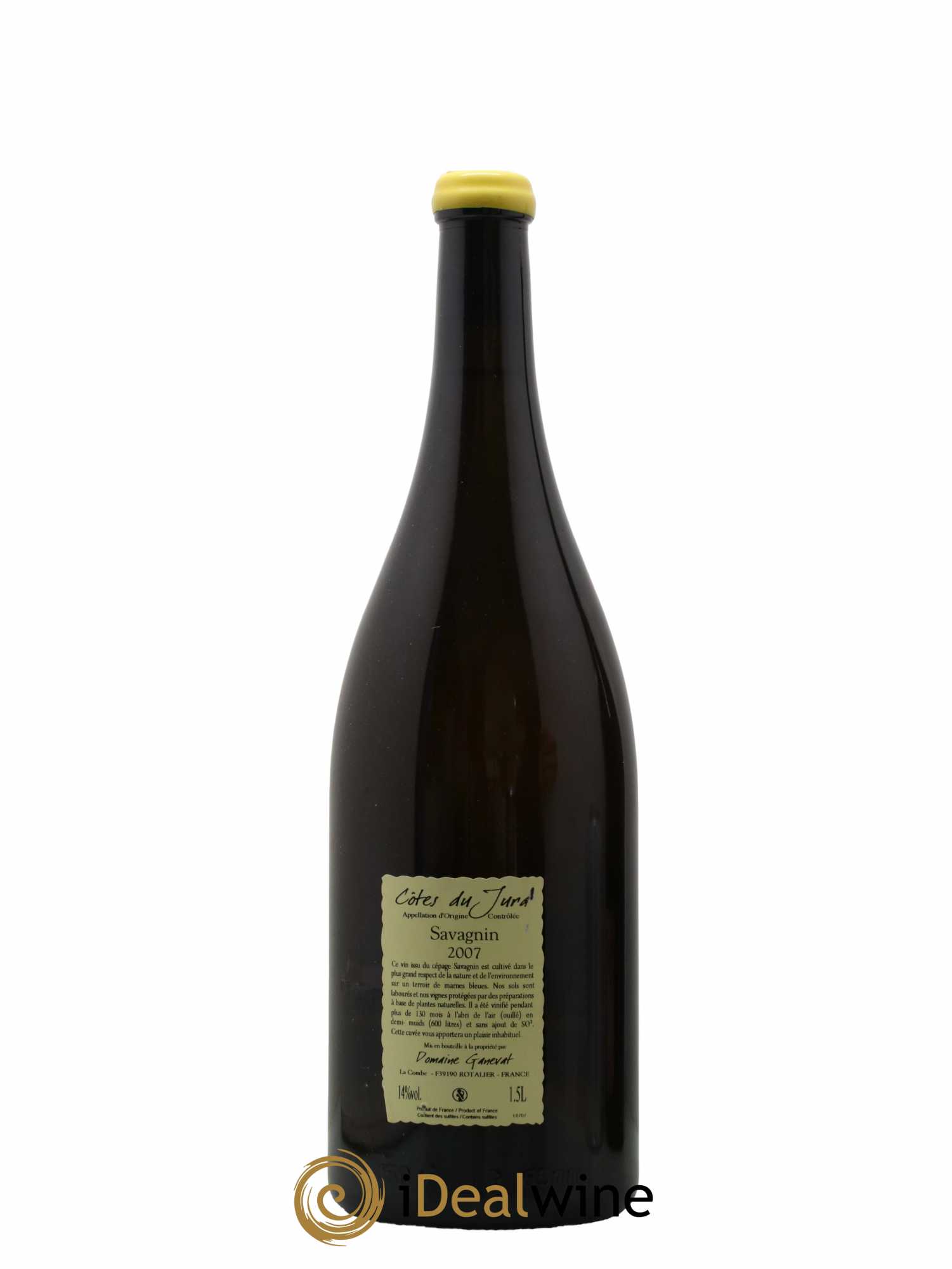 Côtes du Jura Les Vignes de mon Père Jean-François Ganevat (Domaine)  2007 - Lot de 1 Magnum