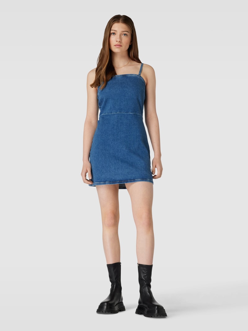 Minikleid im Denim-Look in jeans