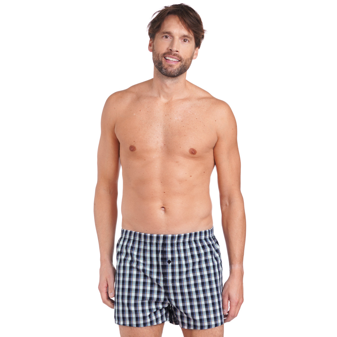 Herren Boxershorts mit Karo-Muster