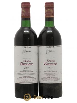 Madiran Château Bouscassé Alain Brumont Vieilles vignes 1988 - Lot de 2 Bouteilles