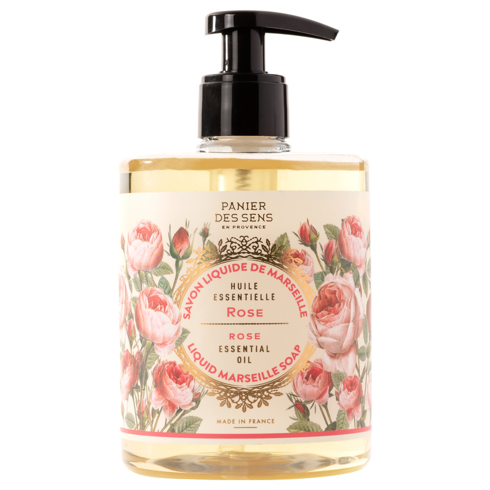 Panier des Sens Rose Régénérante Savon Liquide de Marseille