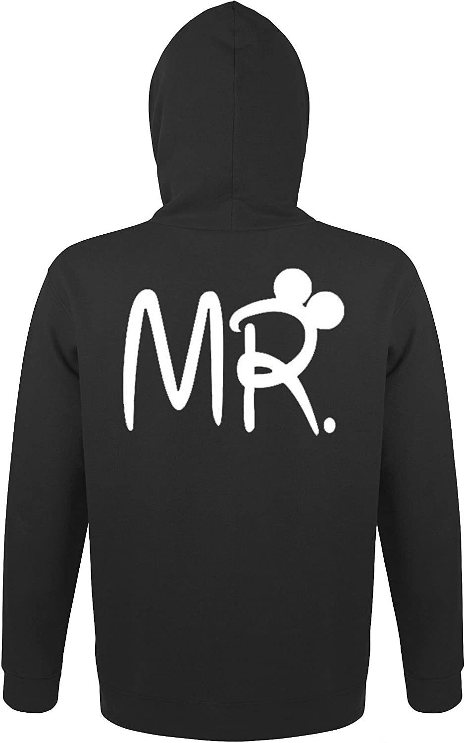 Couples Shop Kapuzenpullover Mr & Mrs Mister Misses Hoodie Pullover mit modischem Print