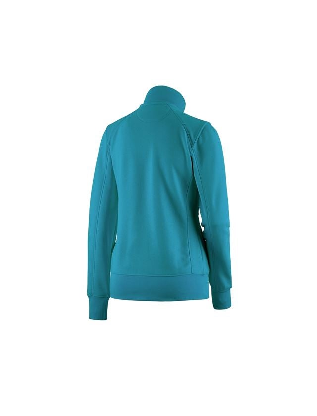 e.s. Sweatjacke poly cotton, Damen
