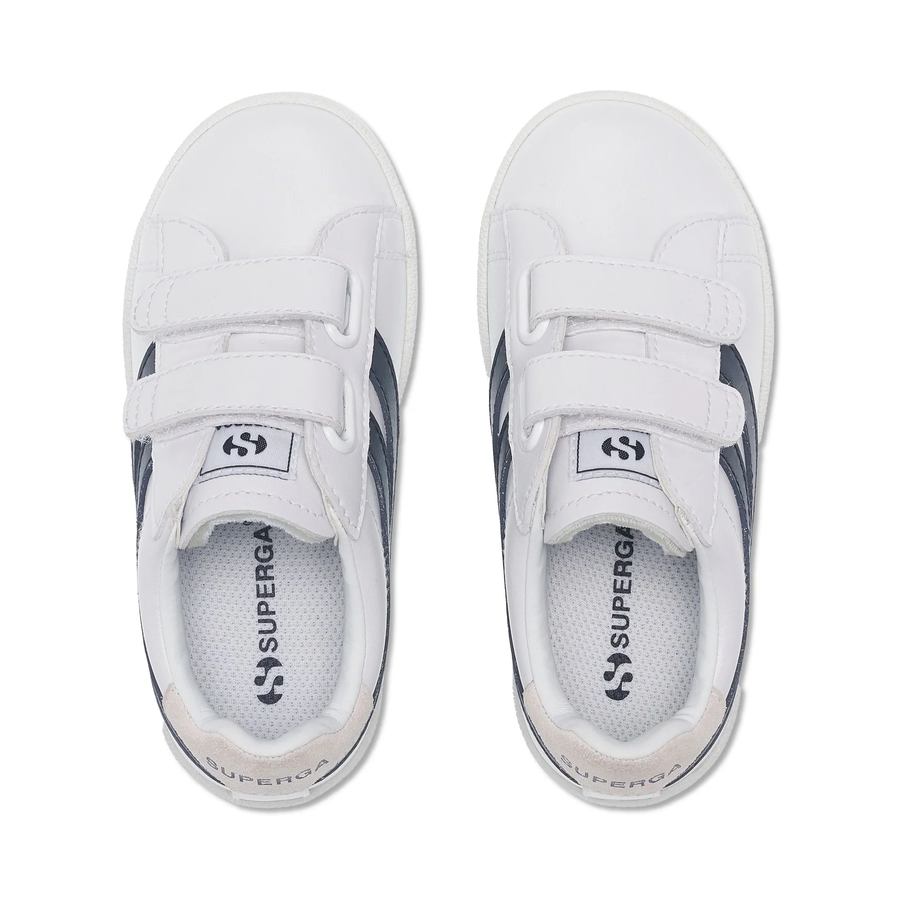 4832 KIDS STRAPS MATCH-WHITE-BLUE NAVY