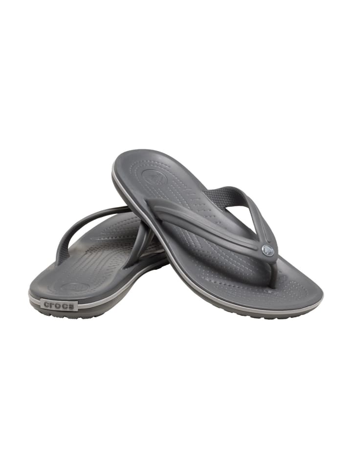 Crocs Freizeitschuhe Crocband Flip in grau günstig kaufen