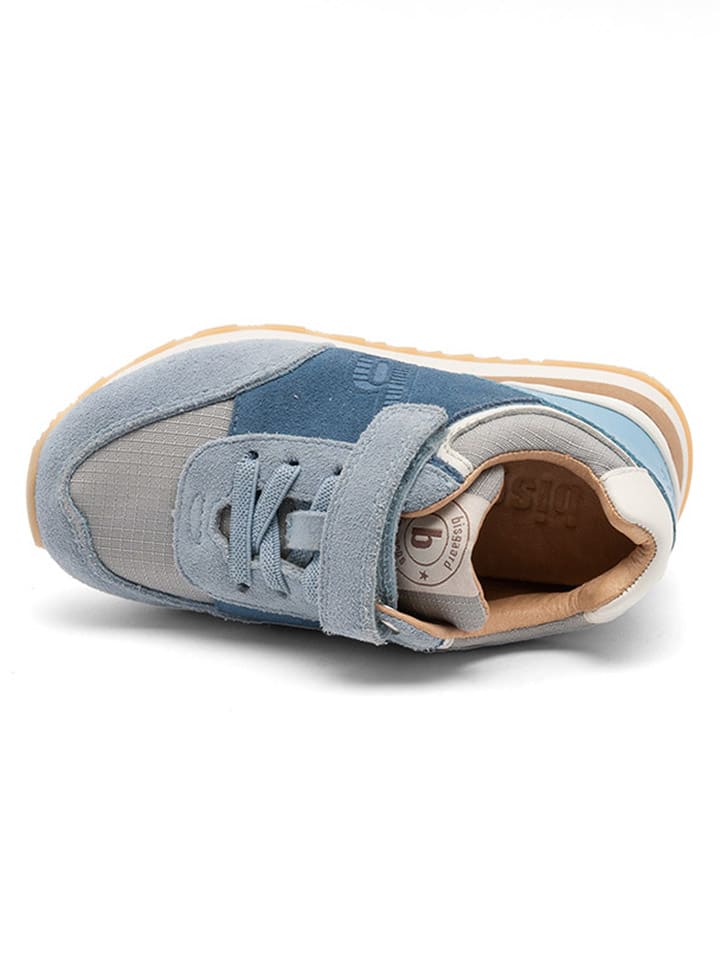 bisgaard Leder-Sneakers in Blau günstig kaufen