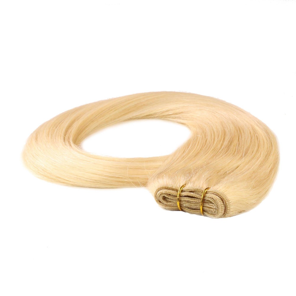 hair2heart Extensions Tissage cheveux naturels #22 Blond doré 100g extensions