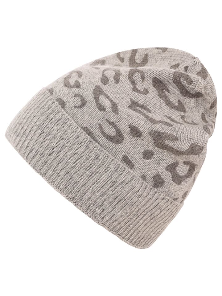 Zwillingsherz Kaschmir-Beanie in Taupe günstig kaufen onesize