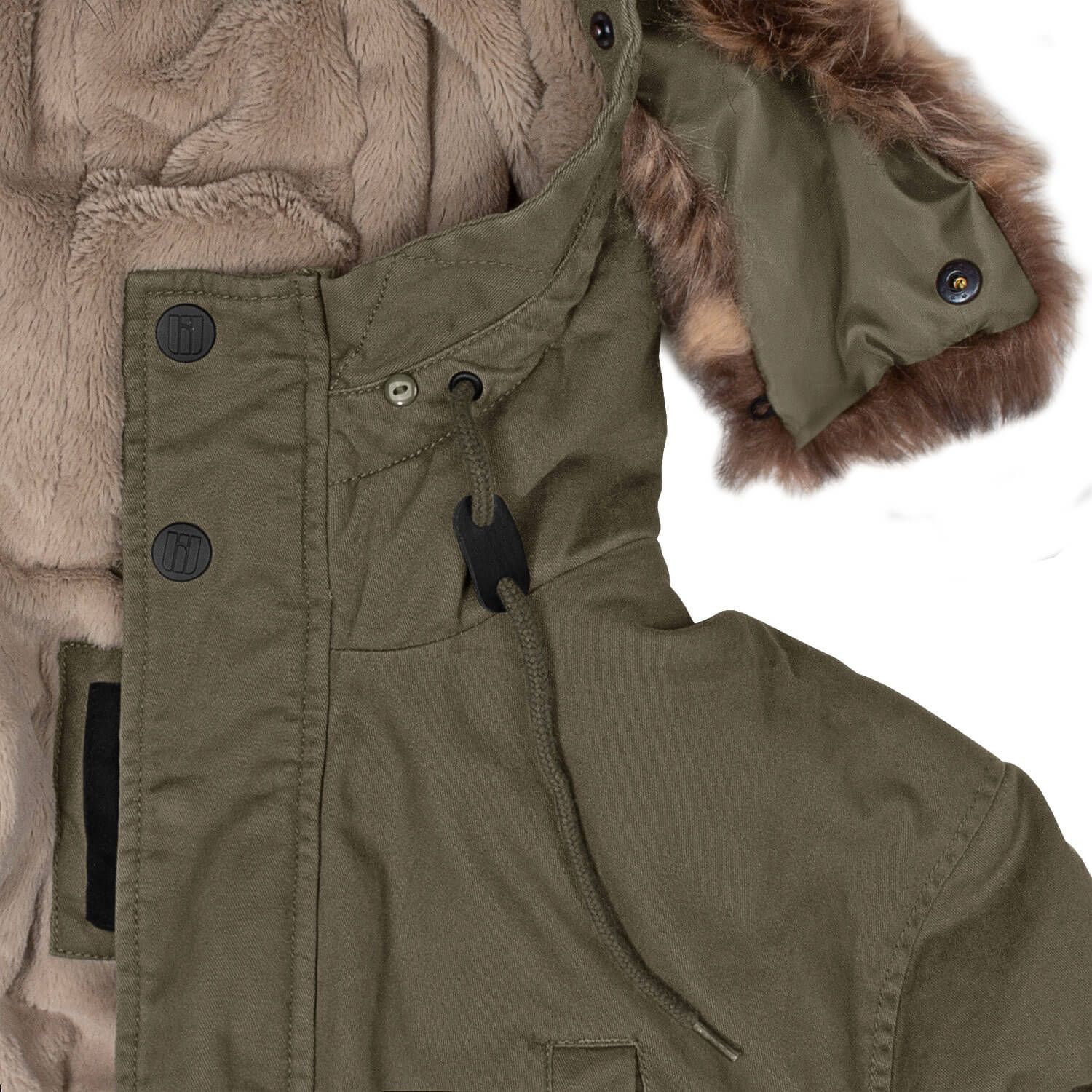 Fishtail Winterparka mit Futter