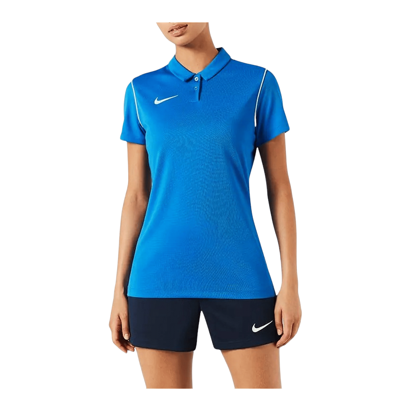 Nike Park 20 Poloshirt Damen Blau Weiss F463