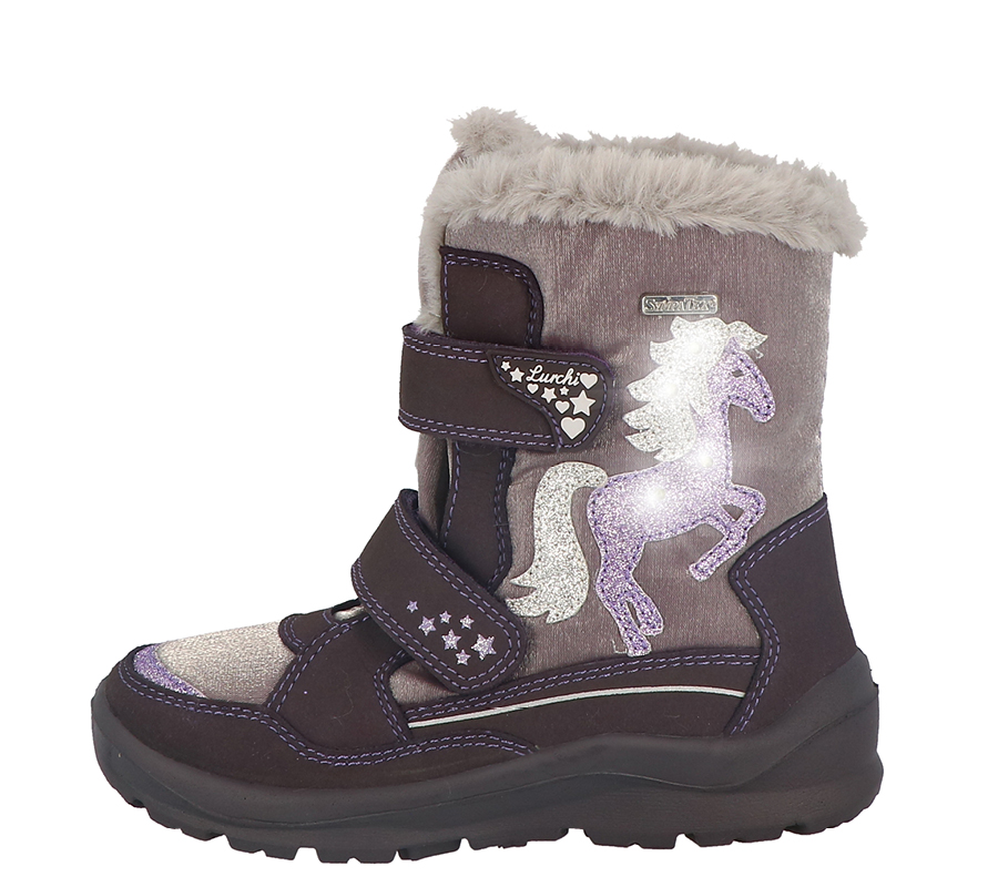 Lurchi Schneestiefel Kanani-SYMPATEX - aubergine