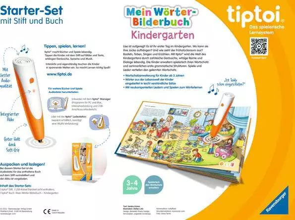 tiptoi® Starter-Set: Stift und Wörter-Bilderbuch Kindergarten