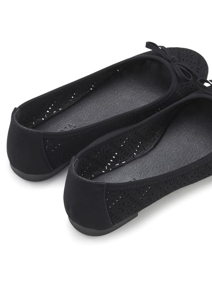 LASCANA Ballerina in schwarz günstig kaufen