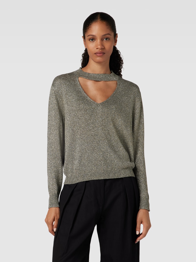 Pullover aus Viskose-Mix in khaki