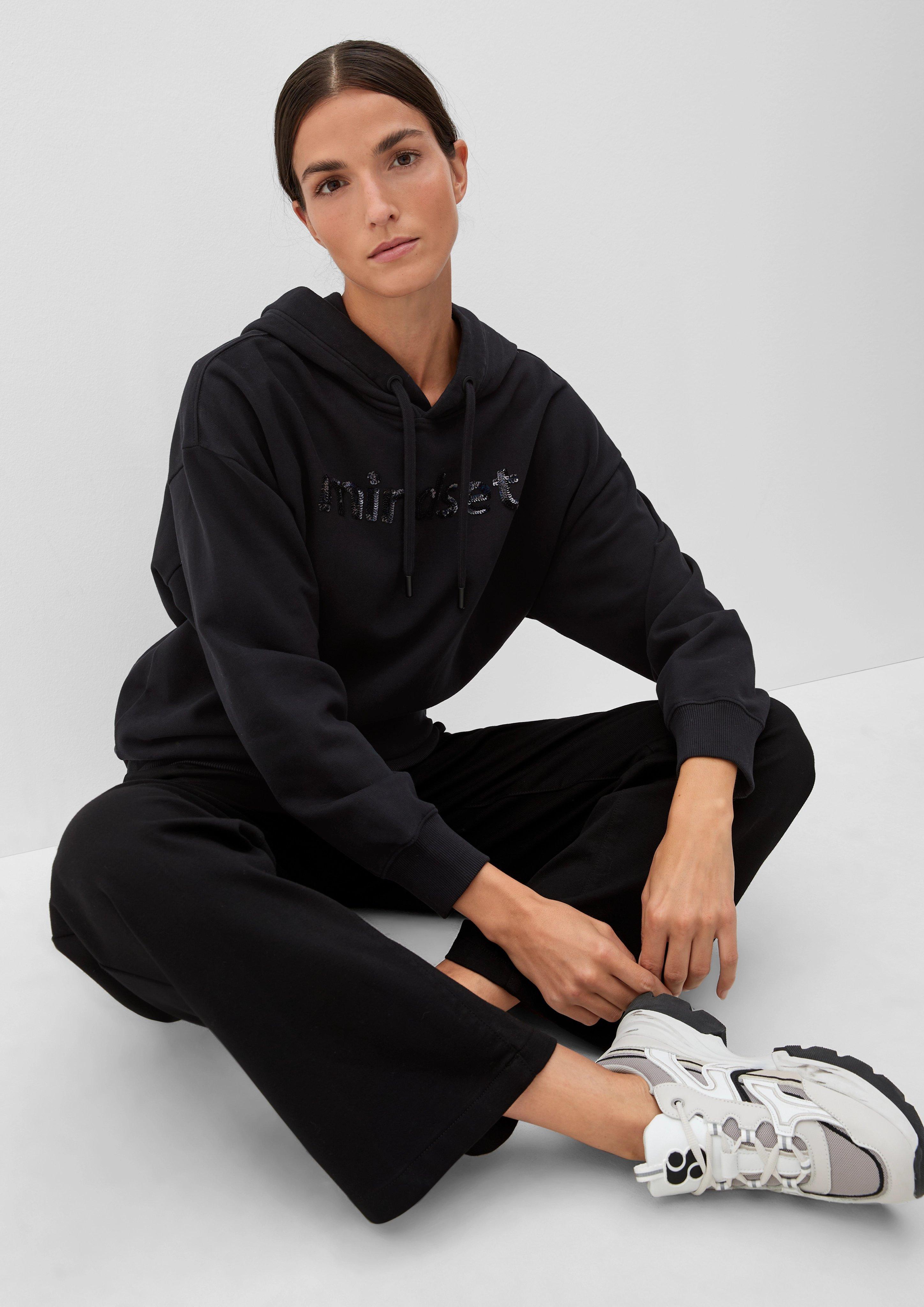 Hoodie mit Paillettendetail  2125915-99D0