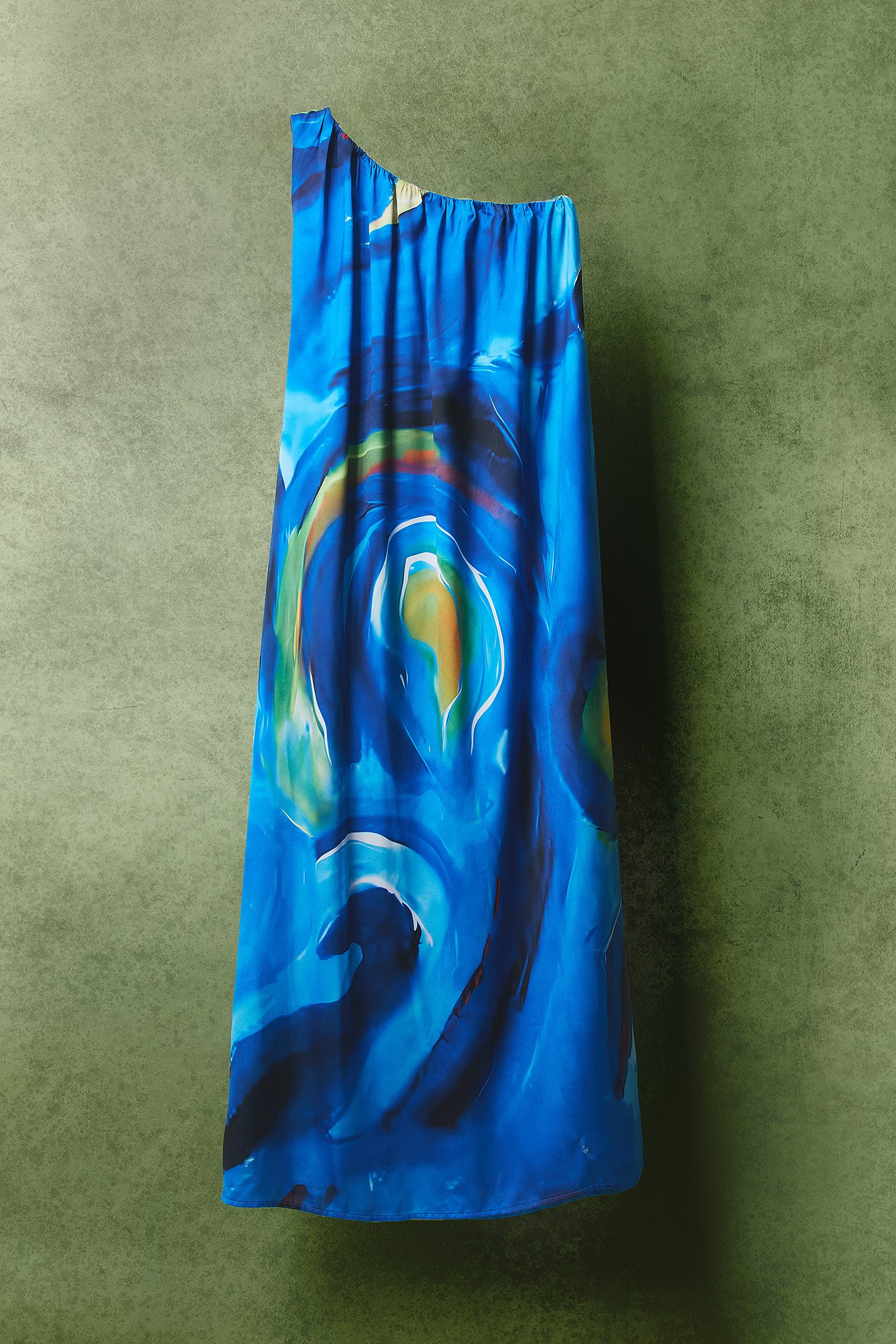 One Shoulder Maxi Dress