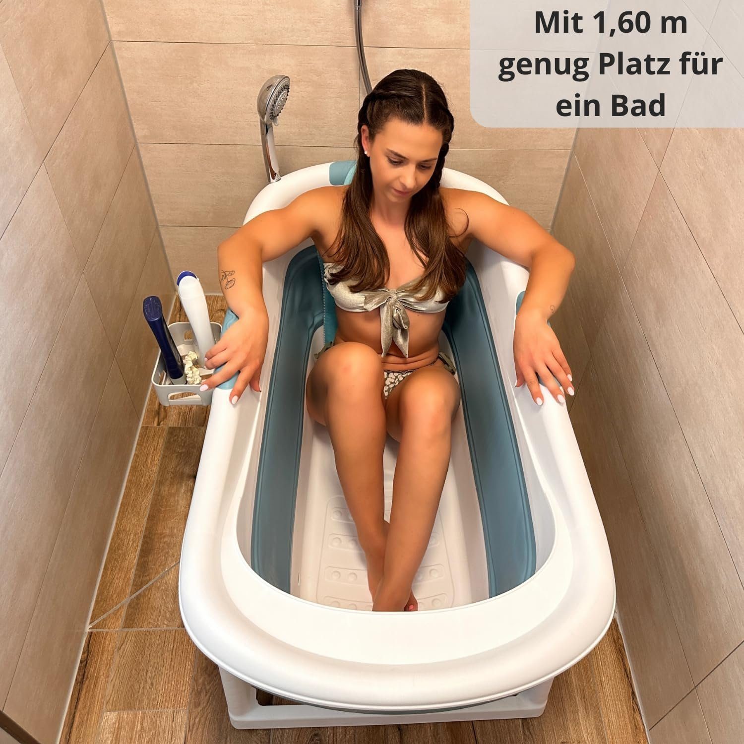 Bath Bob Badewanne faltbare Badewanne 121 Kinder & Erwachsene mobile Klappbadewanne