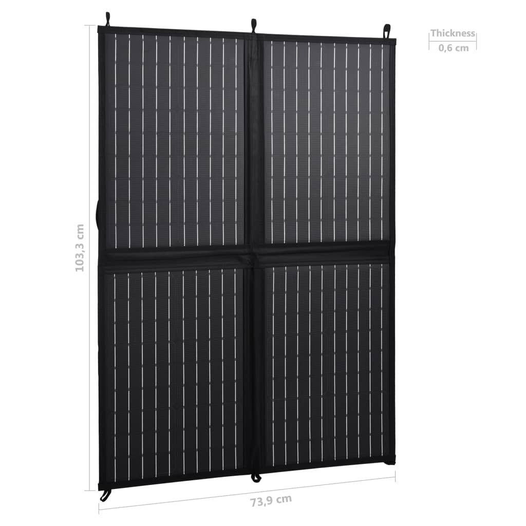 vidaXL Solarmodul Solarmodul Faltbar 100 W 12 V