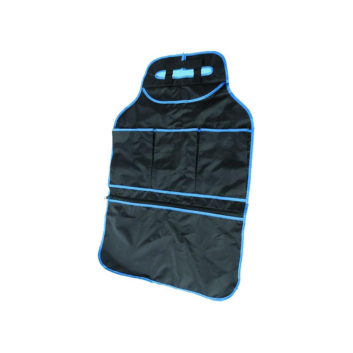 Auto Rückenlehnentasche, schwarz/blau