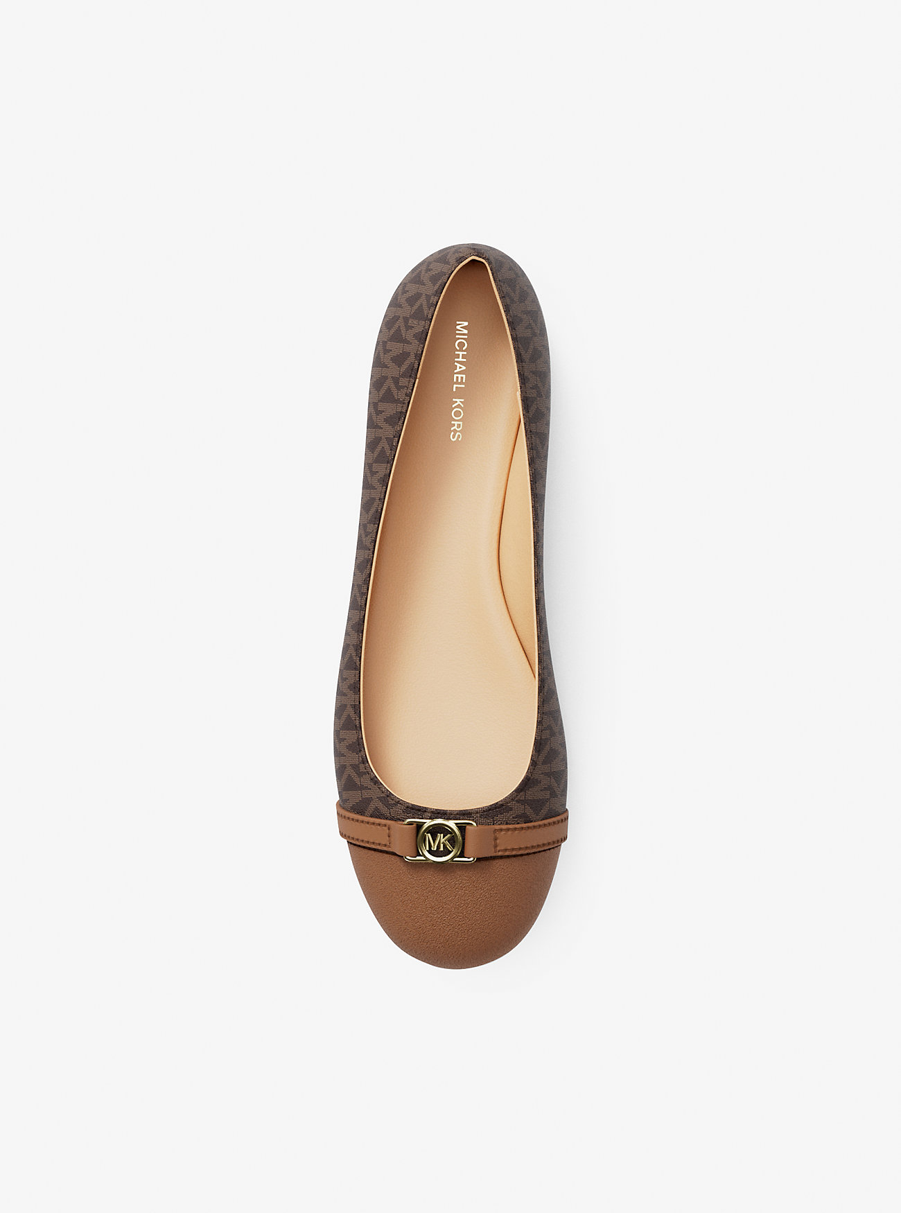 Mandy Signature Logo Moccasin - BROWN