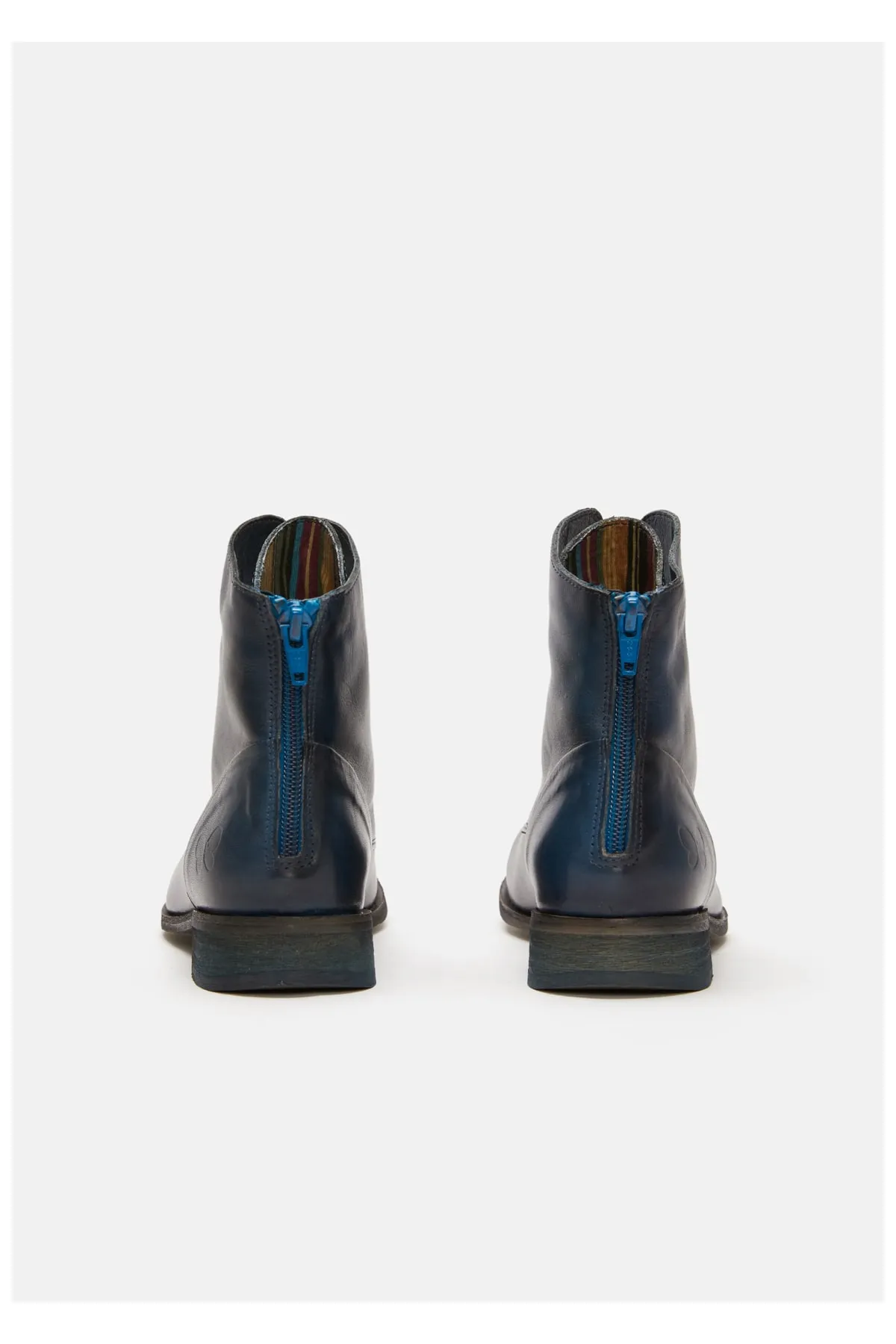 Felmini  Stiefelette - Blau - Blockabsatz