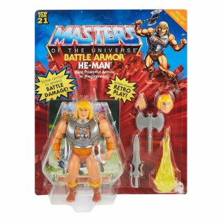 ** % SALE % ** Masters of the Universe Deluxe Actionfigur 2021 He-Man 14 cm