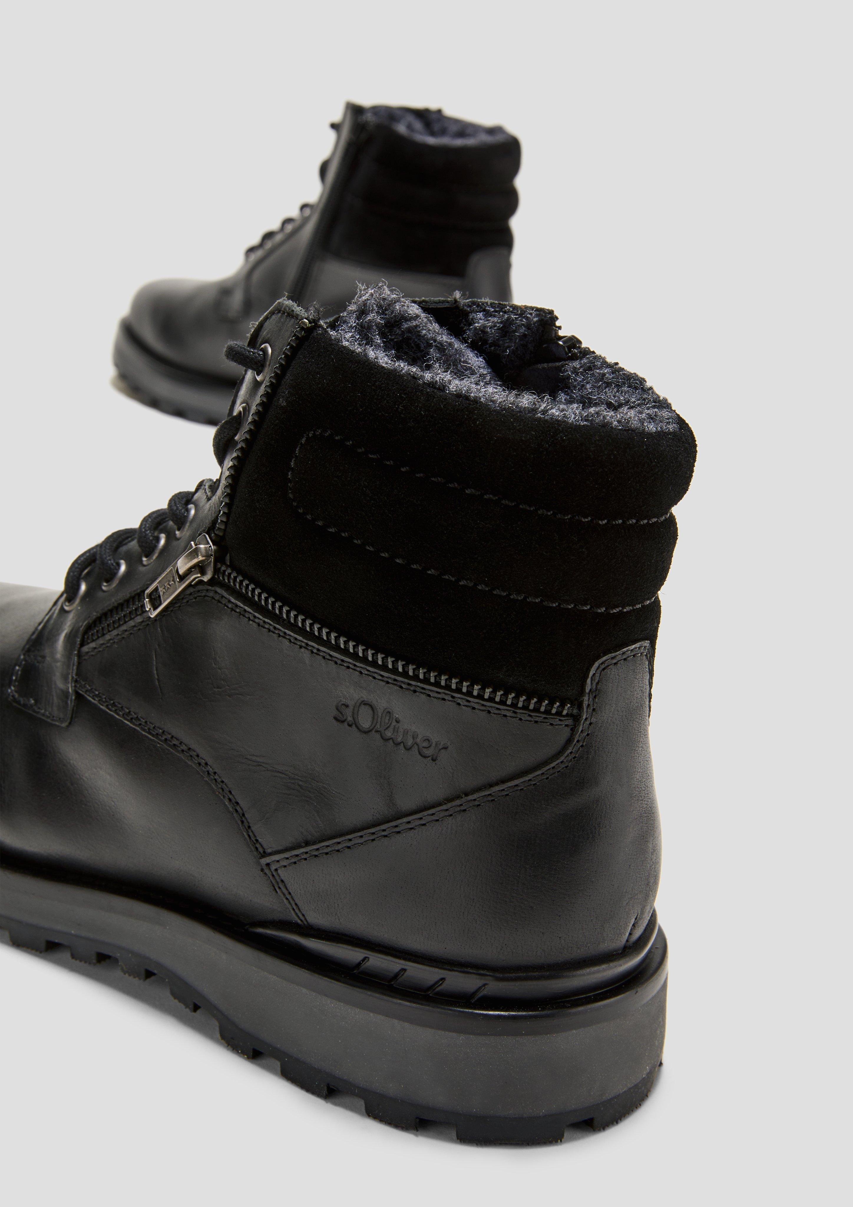 Schnürstiefel aus Echtleder  6008623-001