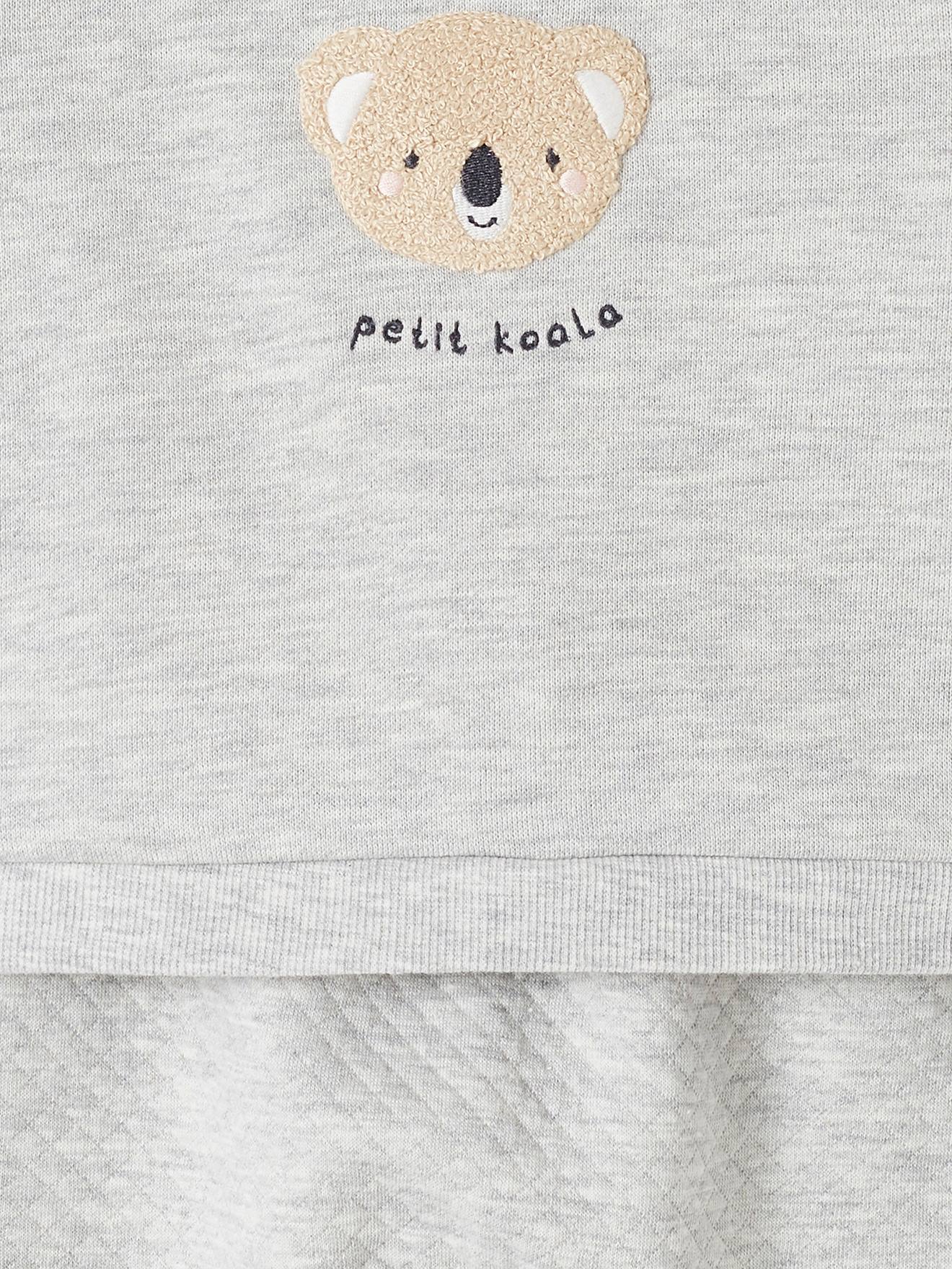 Ensemble bébé sweat et pantalon chocolat